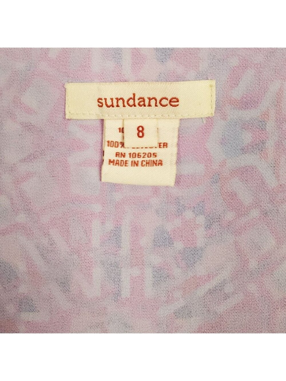 Sundance Size 8 Dress Silk Chiffon Sleeveless Sheer Mosaic Overlay Boho Festival - Picture 7 of 11